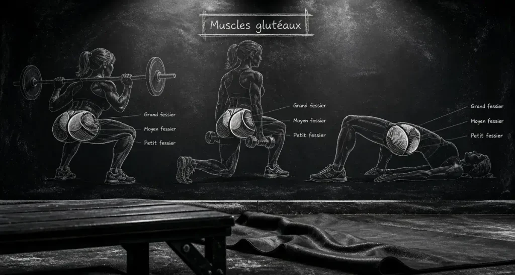 Comment muscler ses fessiers efficacement : 3 mouvements clés pour des résultats durables Muscler fessiers : squat, fentes et pont pour les fessiers