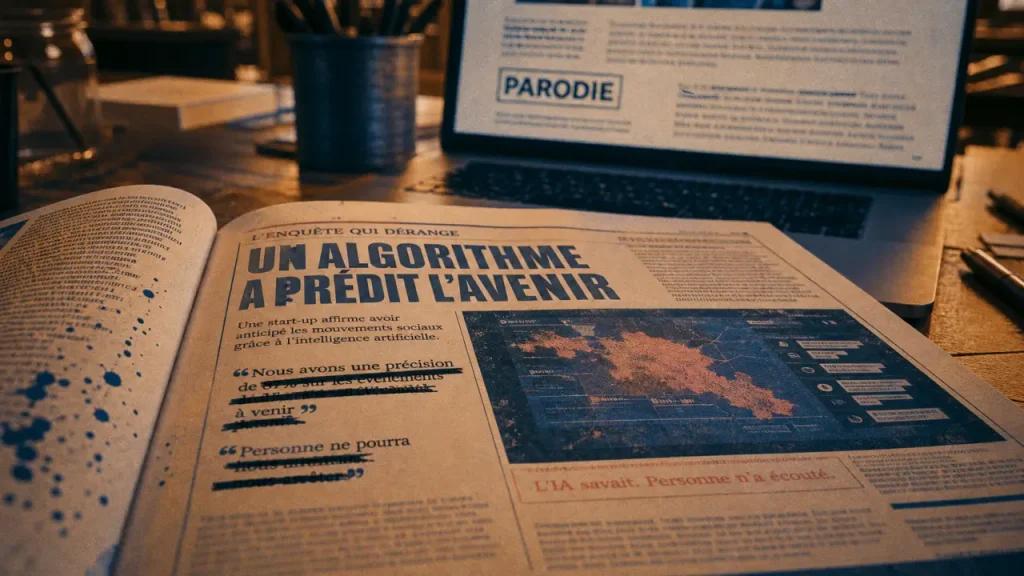 Site parodique : imiter les médias sans basculer dans la fake news Qu’est ce qu’un site parodique : une de journal factice
