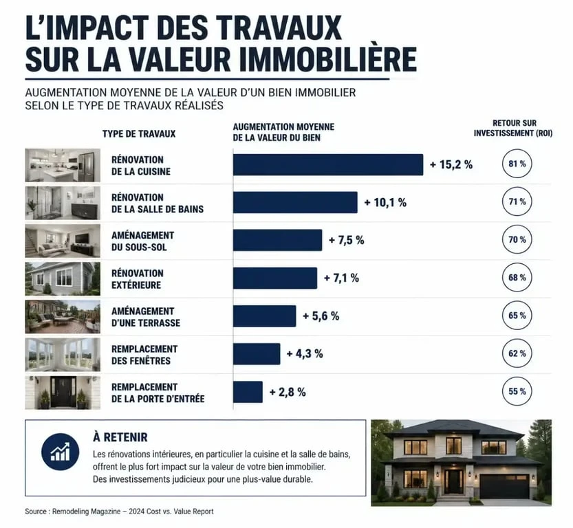 Vendre maison avec travaux : impact des rénovations sur la valeur immobilière et le prix de vente