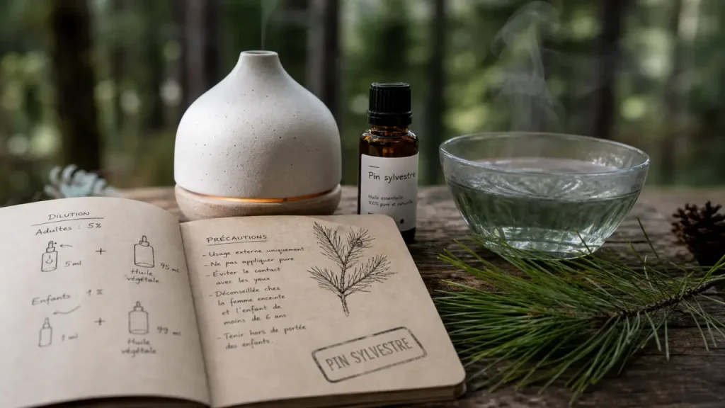 Respiration, tonus et dilution à 20 % : ce que l’huile essentielle de pin sylvestre apporte vraiment Pin sylvestre huile essentielle bienfaits : respiration et tonus avec dilution 20%