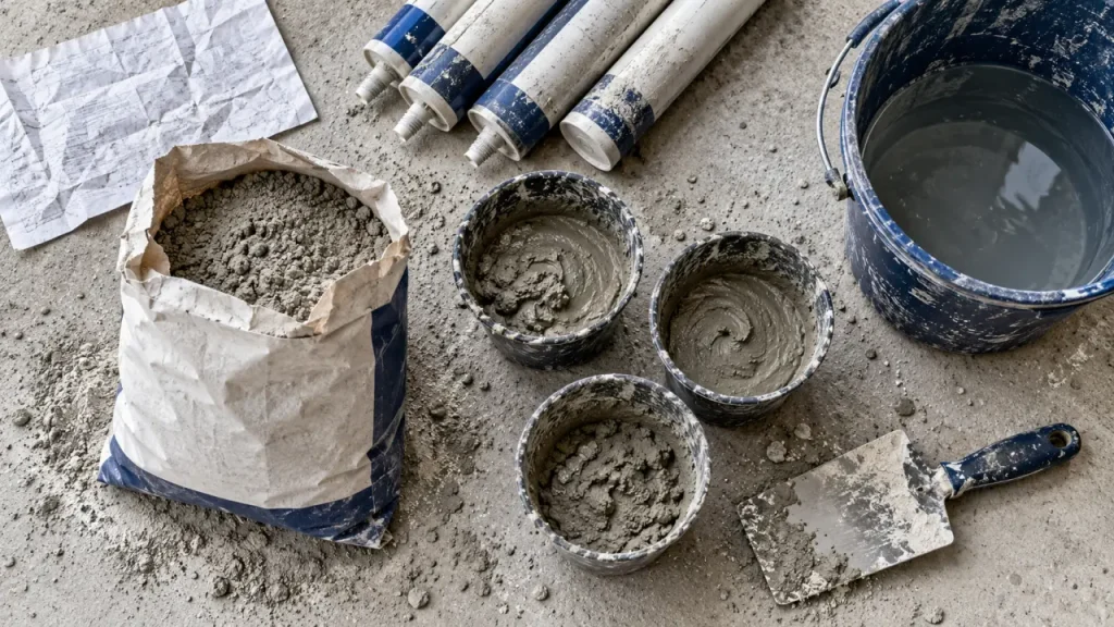 Ciment prêt à l’emploi : prise en 5 minutes ou chantier raté, comment trancher Ciment pret a l emploi : prise en 5 minutes